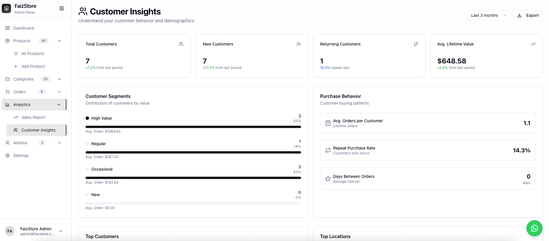 FaizStore hero banner – beauty accessories